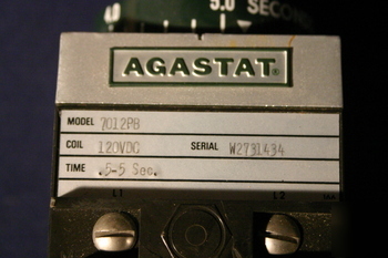 New agastat time delay 7012-pb 7012PB .5-5 sec