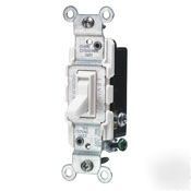 3-way 3 way toggle light switch, white