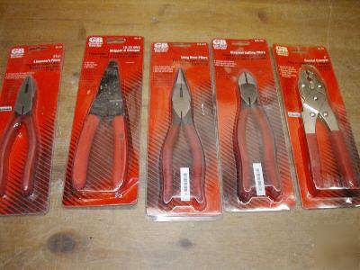 6- gardner bender linemen's pliers bulk lot