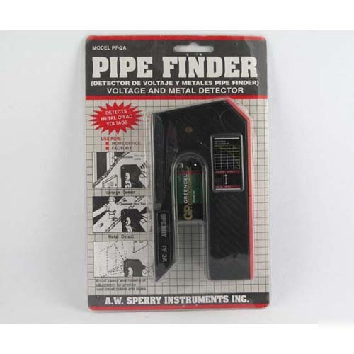 A.w. sperry pipe finder detector voltage & metal pf-2A