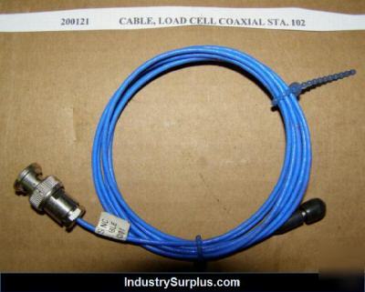 Cable, load cell coaxial