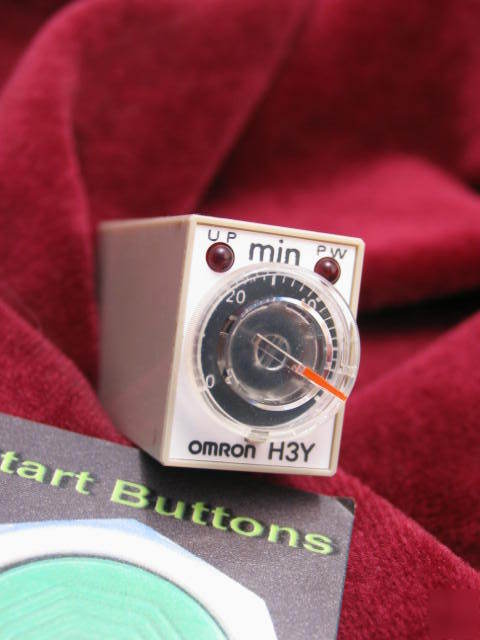 New H3Y-2 250VAC omron 60 min timer relay 1526ON 