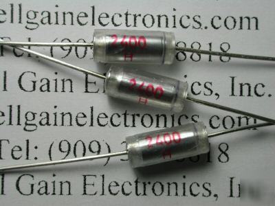 Siemens B33063 2400PF 2.5% 630V polystyrene capacitor