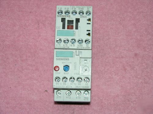 Siemens contactor, motor starter.overloads 3 ph