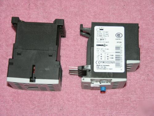 Siemens contactor, motor starter.overloads 3 ph