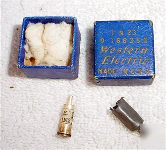 Vintage western electric 1N23 diode 1944 germanium