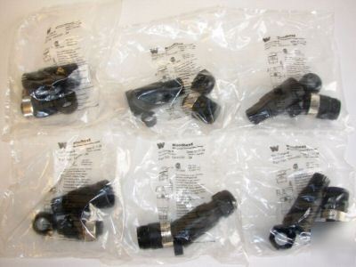 Woodhead bradpower 1A4000-34 connector lot (6) 