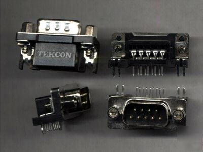 Tekcon 1210-014-09P-aa right angle 9-pin plug us$199/1K