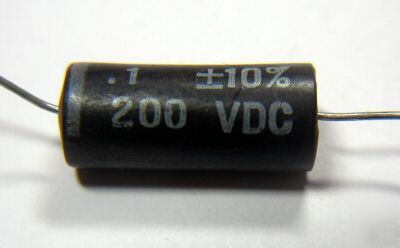 .1UF 200 volt axial capacitor
