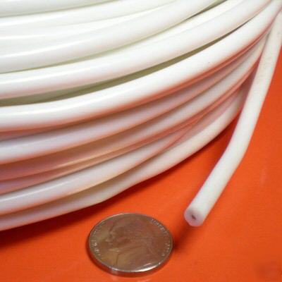 5FT. 30KV 18AWG white high voltage wire cable stranded