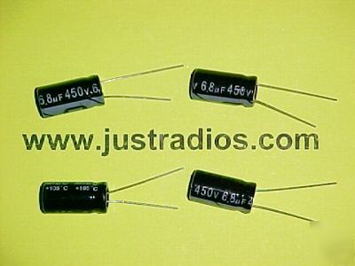 6.8UF @ 450V radial 105C electolytic capacitors :qty=11