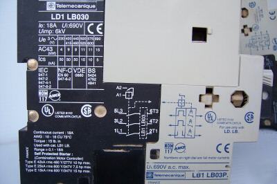 4 - telmecanique LD1LB030 integral motor stater