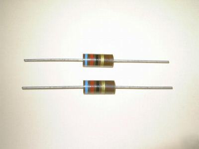 62 ohm 2 watt carbon resistors non-inductive 2W