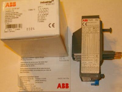 Abb thermal overload relay TA25-DU19 TA25DU19 