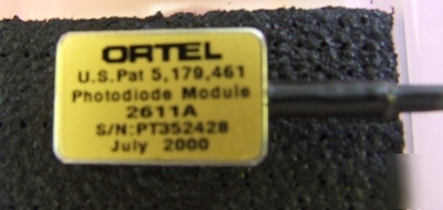 Agere systems p/n 2611A photodiode module ortel