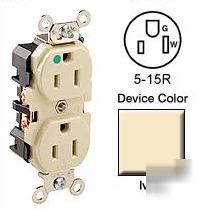 Leviton 8200-i wide body duplex receptacle 15A 125V