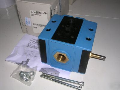 New festo soft start pneumatic valve, mfhe-3-1/2, air