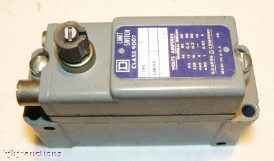 Square d 9007 type aw-16 series d limit switch