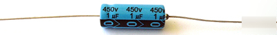 Axial electrolytic capacitor 1UF 450V 1 uf 450 v (12)