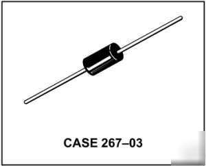 Axial lead fast recovery rectifier 100V 3A motorola