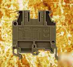 Entrelec 011511607 rail mount terminal block model M4/6