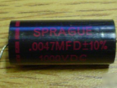 5 sprague black beauty tube amp capacitor 1000V .0047UF