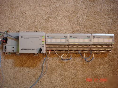 Ab flexlogix 5433 complete sys. ethernet and io, tested