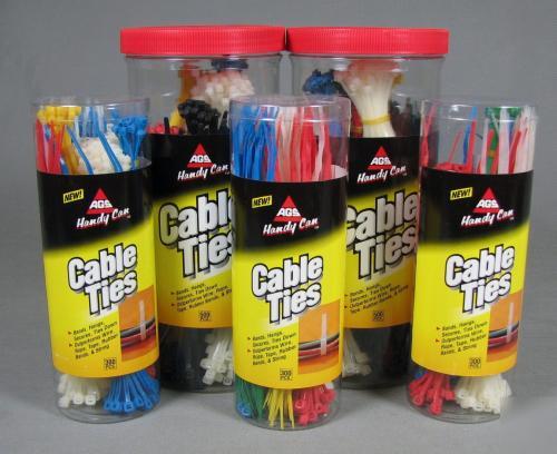 Lot of 6 cans cable ties ags 2200 total