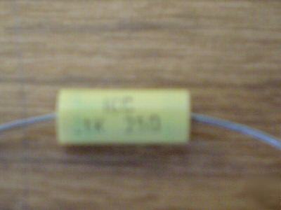 New 100 icc 250V .1UF axial mylar capacitor capacitors 