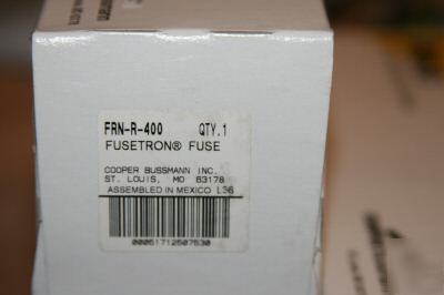New buss frn-r-400 fustetron fuse in box
