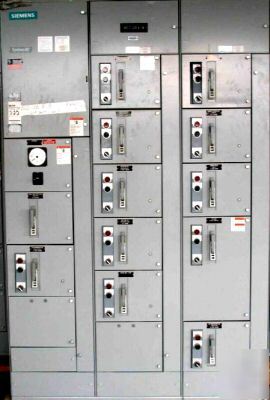 Siemens-furnas motor control center 600V 3PH mlo 800A