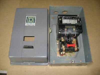 Square d 8536 SDG6 size 2 enclosed starter 