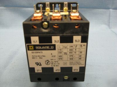 Square d definite purpose contactor 8910DPA73V02 2CF97