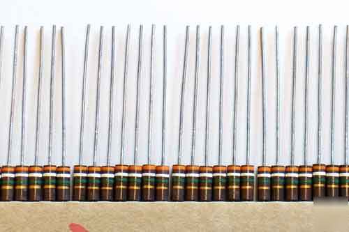 50) 3.9 meg ohm 1/2W carbon composition resistors 5%