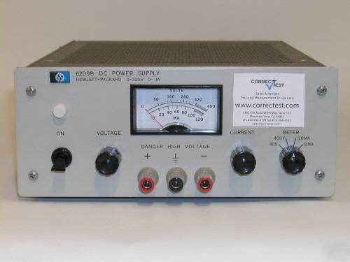 Agilent 6209B 0 - 320VDC power supply hewlett packard