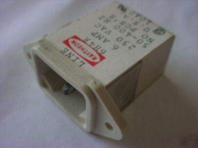 Emi line filters, 6 amp 250 vac ( qty 3 ea )