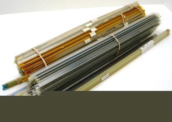 Lot of 10 lbs of various electronic components in tubes
