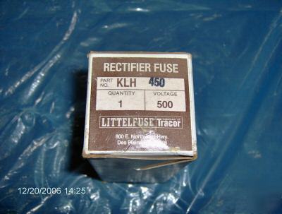Littelfuse rectifier fuse KLH450 -- 500 volt