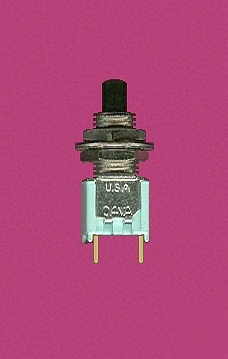 Lot 10 alco TPF11 submn pushbutton black switch spst no