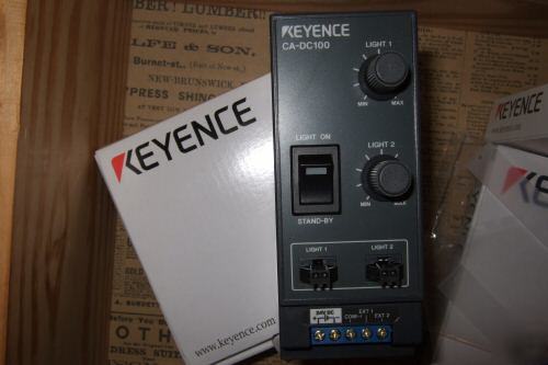 2 keyence bar leds lamps, illumination controller, more