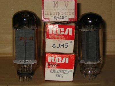 2 tubes 6JH5 rca - valvole rÃ¶hren lampes valvulas
