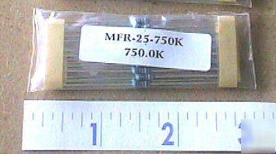 750K metal film resistors philips sfr 5% 0.4 w -100 pcs