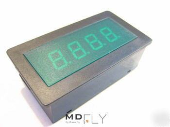 Blue green 0-200V dc digits volt voltage panel meter