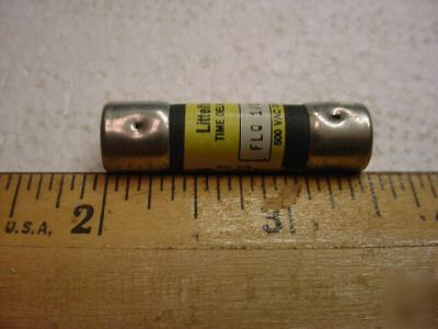 Flq-25 25 amp 500 volt midget slo-blo fuse (qty 10 ea)