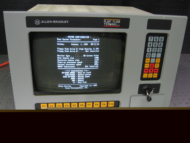 G29420 allen bradley 1784-T35 plant floor terminal