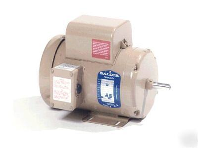 New 1/2 hp baldor tefc 1725 1 phase electric motor 56