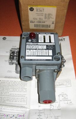 New allen bradley 836T-T352JX9 pressure control switch 
