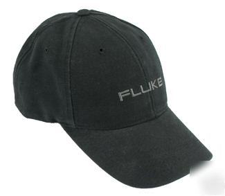 New fluke meter klein tool rugged black canvas hat cap