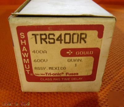 New gould shawmut TRS400R fuse trs-400-r 400 a 600 v 