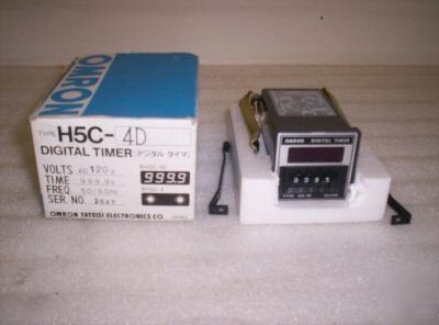 New omron H5C-4D digital timer, appears 